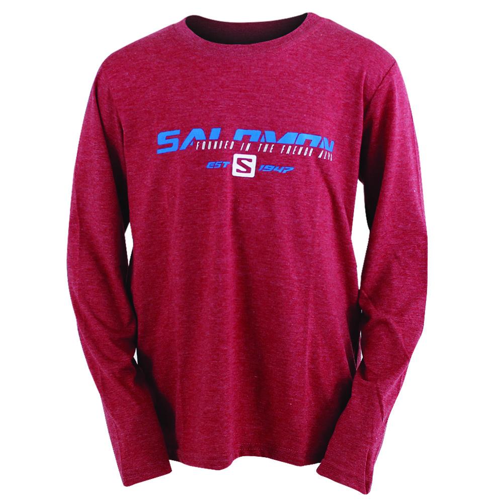 Salomon Israel FAST FORWARD LS M - Mens Tops - Red (VOCQ-54798)